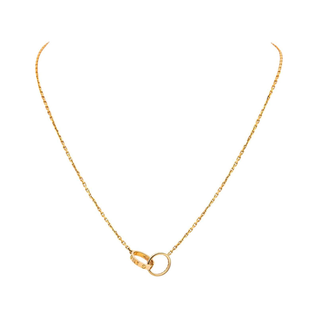 Cartier Love Náhrdelník z Růžového Zlata s Diamanty