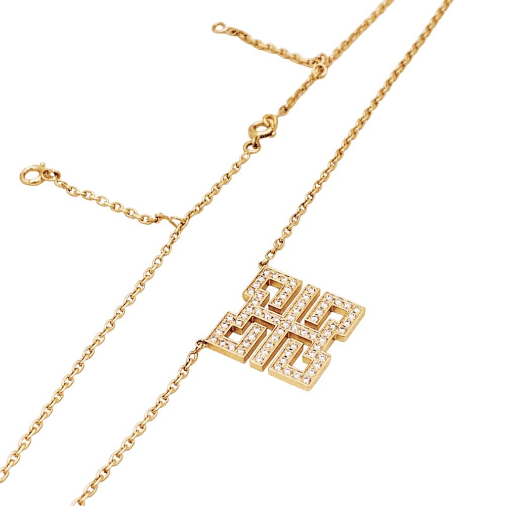 Cartier Dragon's Kiss Náhrdelník ze Žlutého Zlata s Diamanty