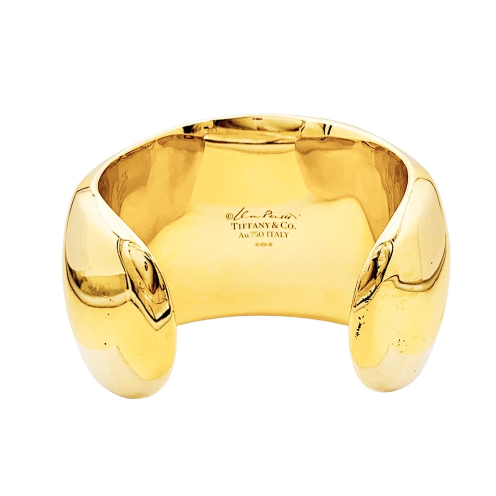 Tiffany & Co. Faceted Cuff Náramek ze Žlutého Zlata