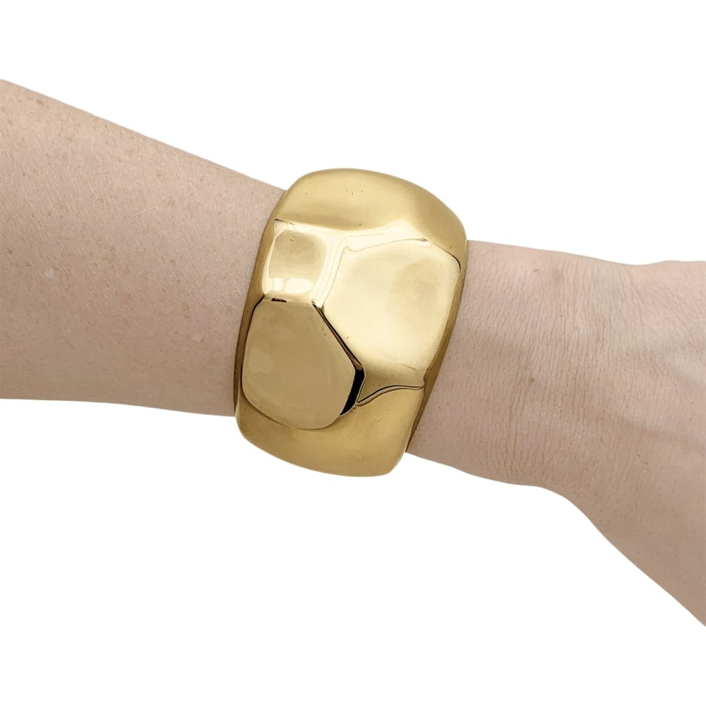 Tiffany & Co. Faceted Cuff Náramek ze Žlutého Zlata
