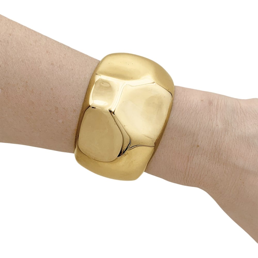 Tiffany & Co. Faceted Cuff Náramek ze Žlutého Zlata