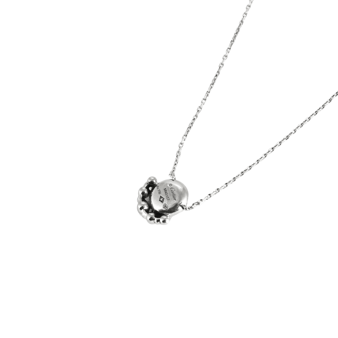 Cartier Vintage Náhrdelník z Bílého Zlata s Diamanty