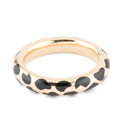 Adalgyse Bijoux Náramek ze Žlutého Zlata s Černým Jadeitem