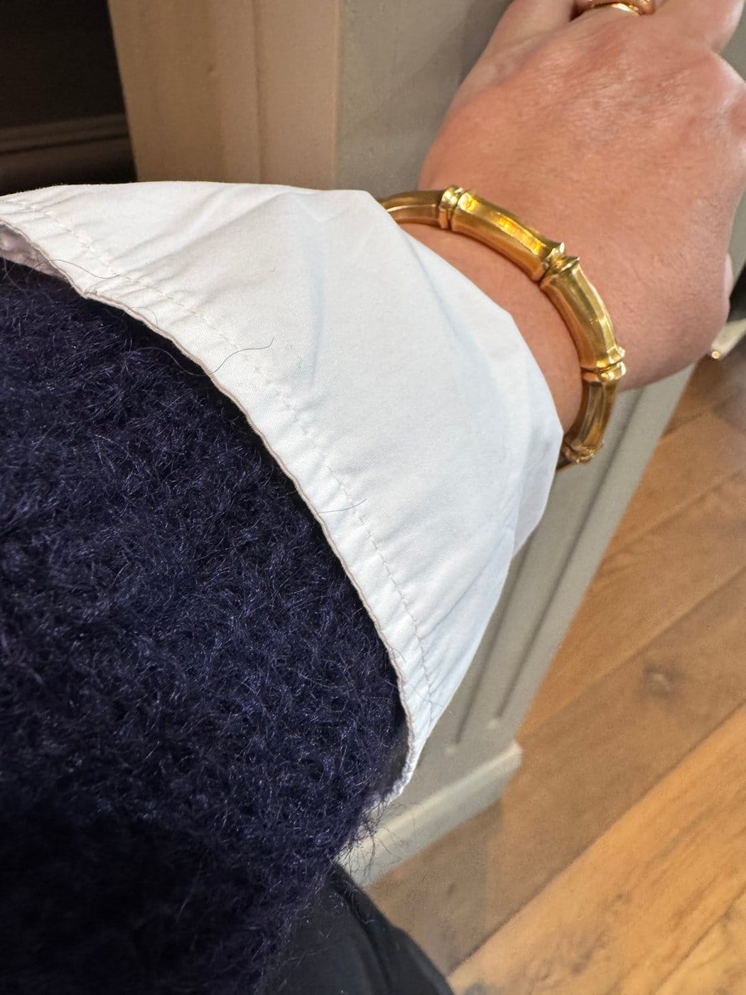 Cartier Bamboo Vintage Náramek ze Žlutého Zlata