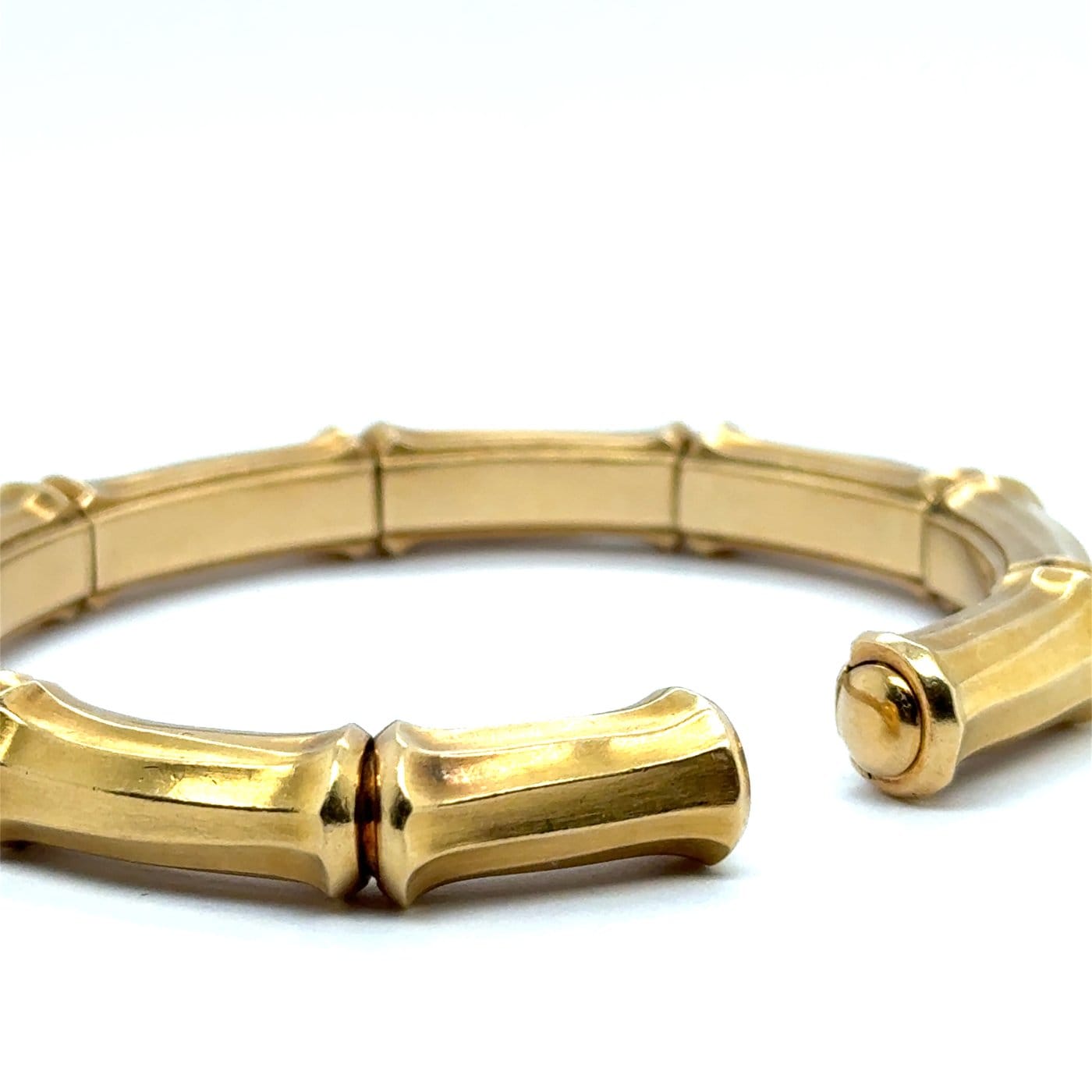 Cartier Bamboo Vintage Náramek ze Žlutého Zlata