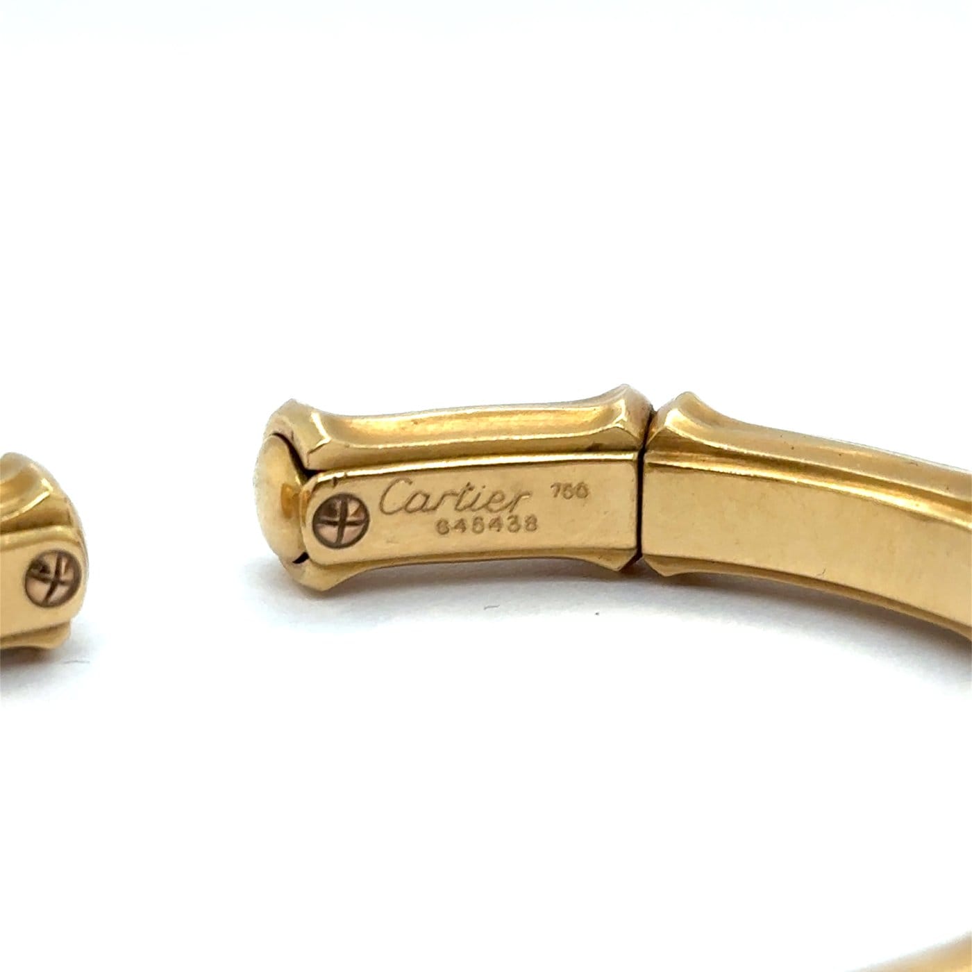 Cartier Bamboo Vintage Náramek ze Žlutého Zlata