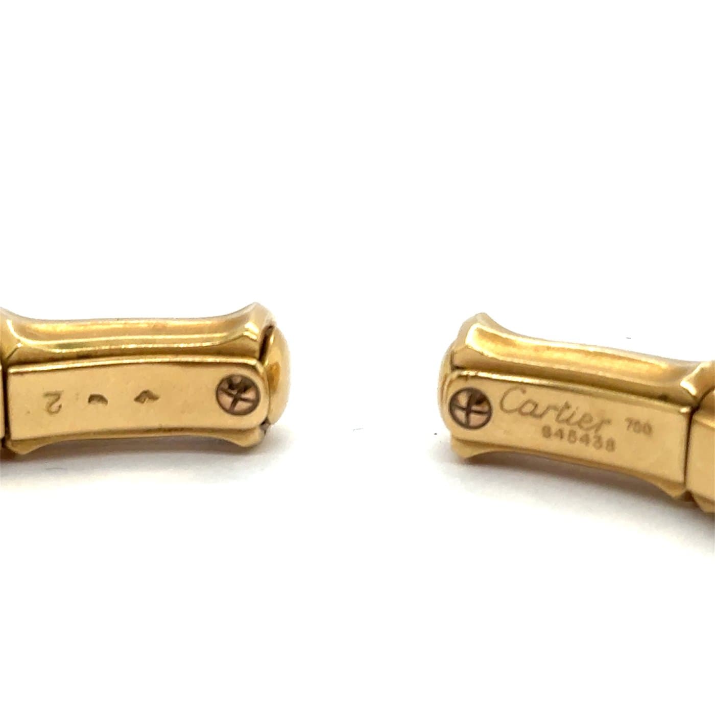 Cartier Bamboo Vintage Náramek ze Žlutého Zlata