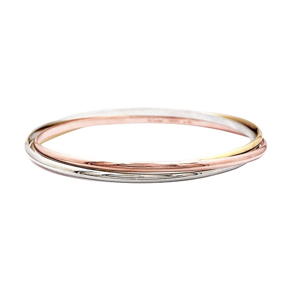 Cartier Trinity Náramek Malý Model ze Tří Druhů Zlata