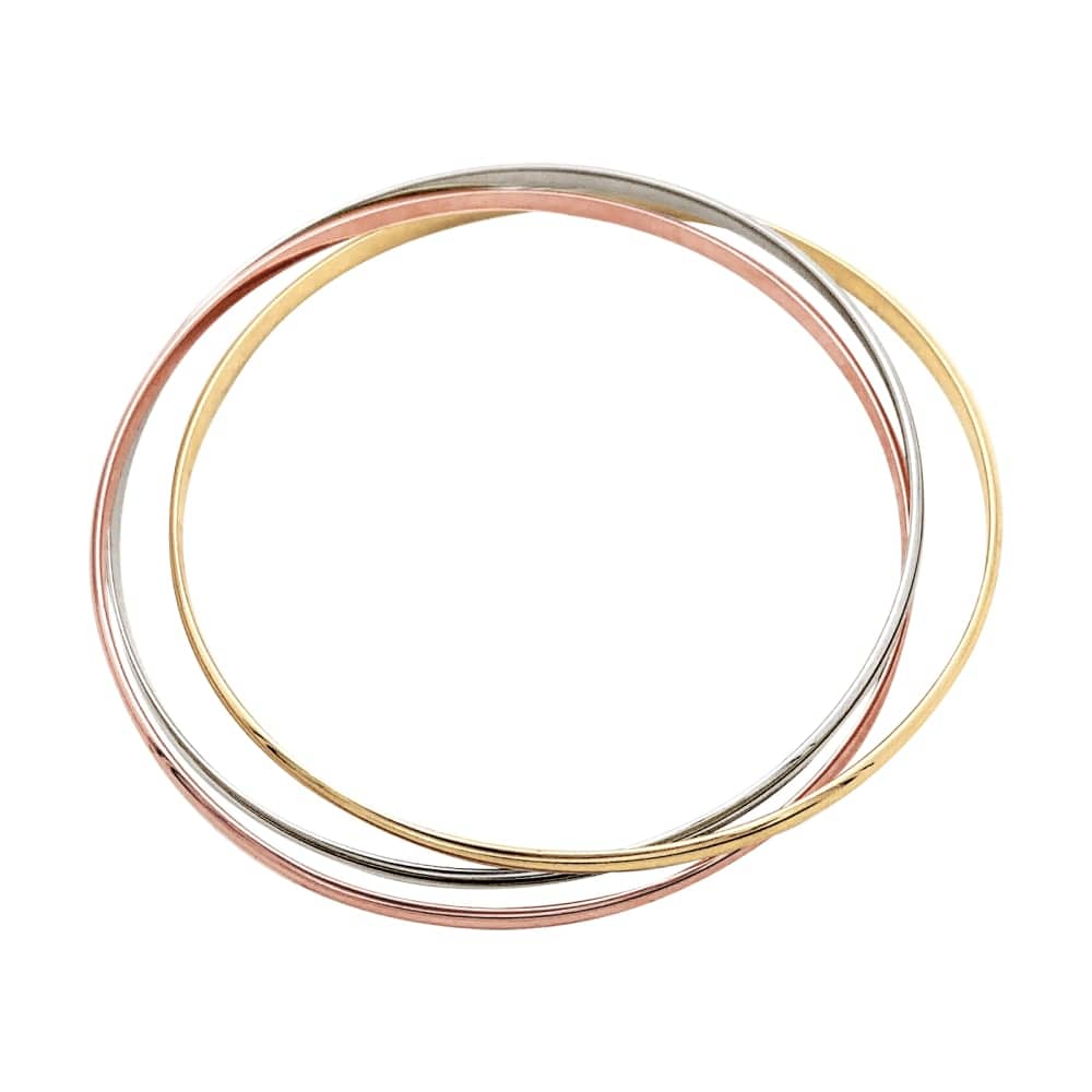 Cartier Trinity Náramek Malý Model ze Tří Druhů Zlata