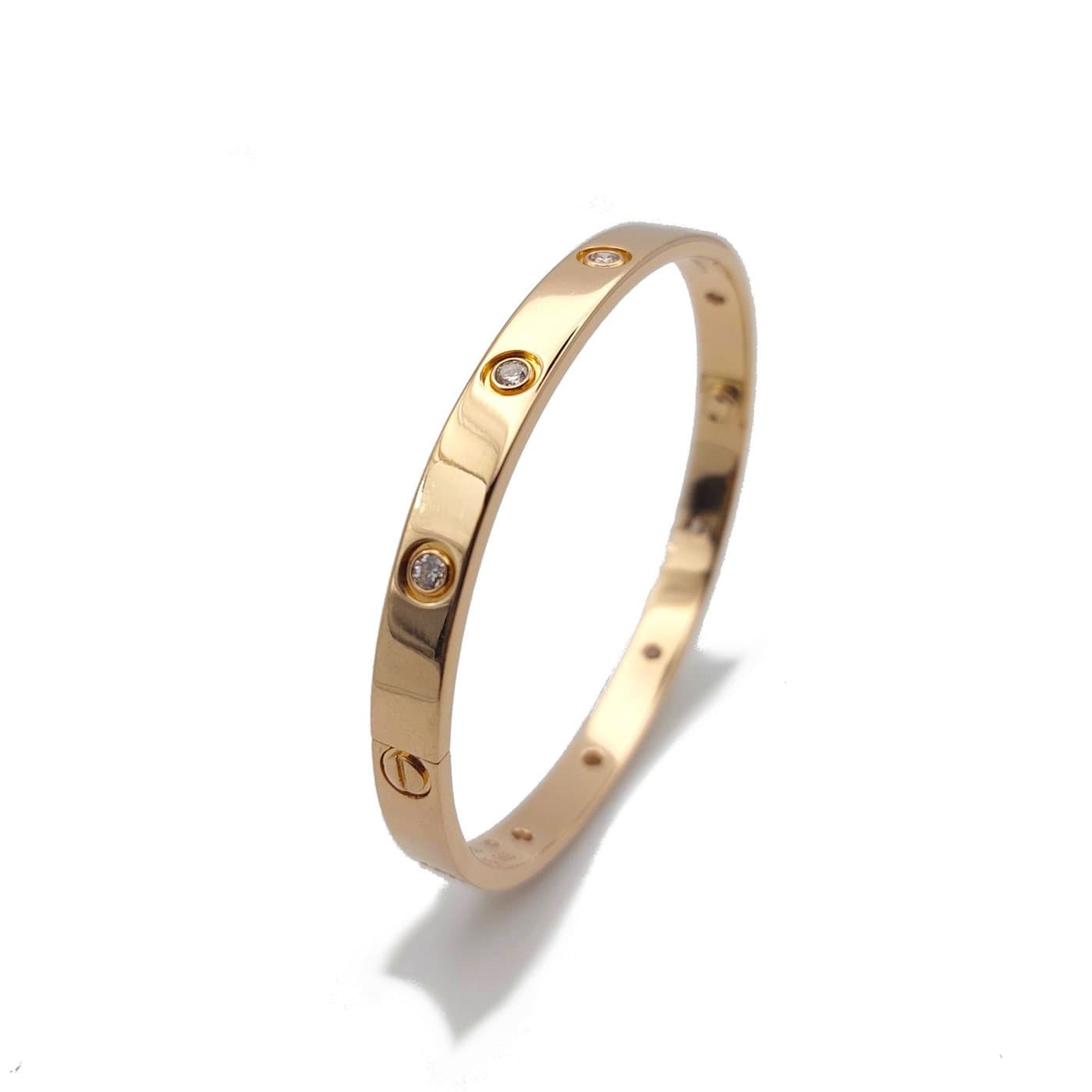 Cartier Love Náramek ze Žlutého Zlata s Diamanty