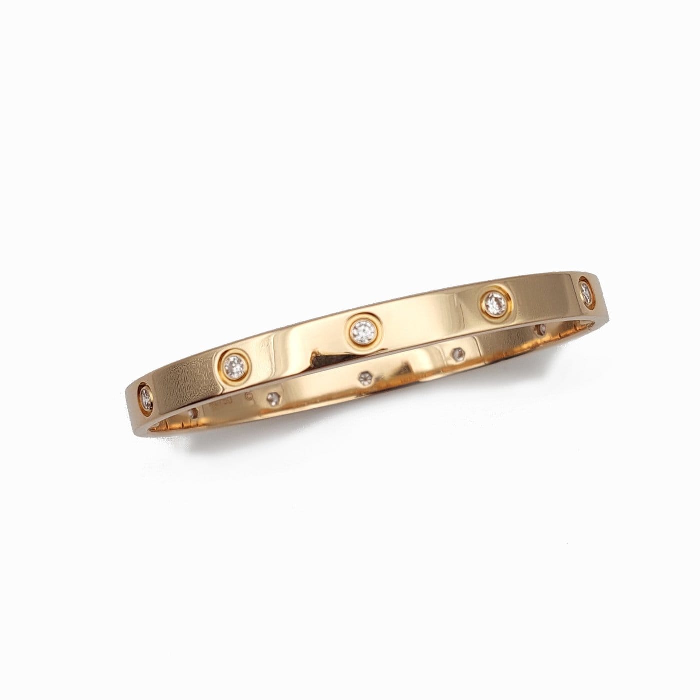 Cartier Love Náramek ze Žlutého Zlata s Diamanty