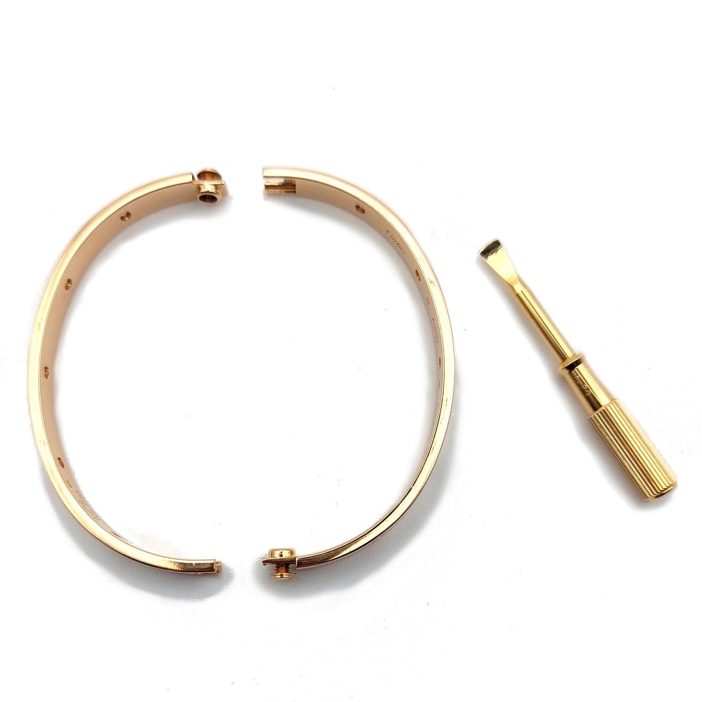 Cartier Love Náramek ze Žlutého Zlata s Diamanty
