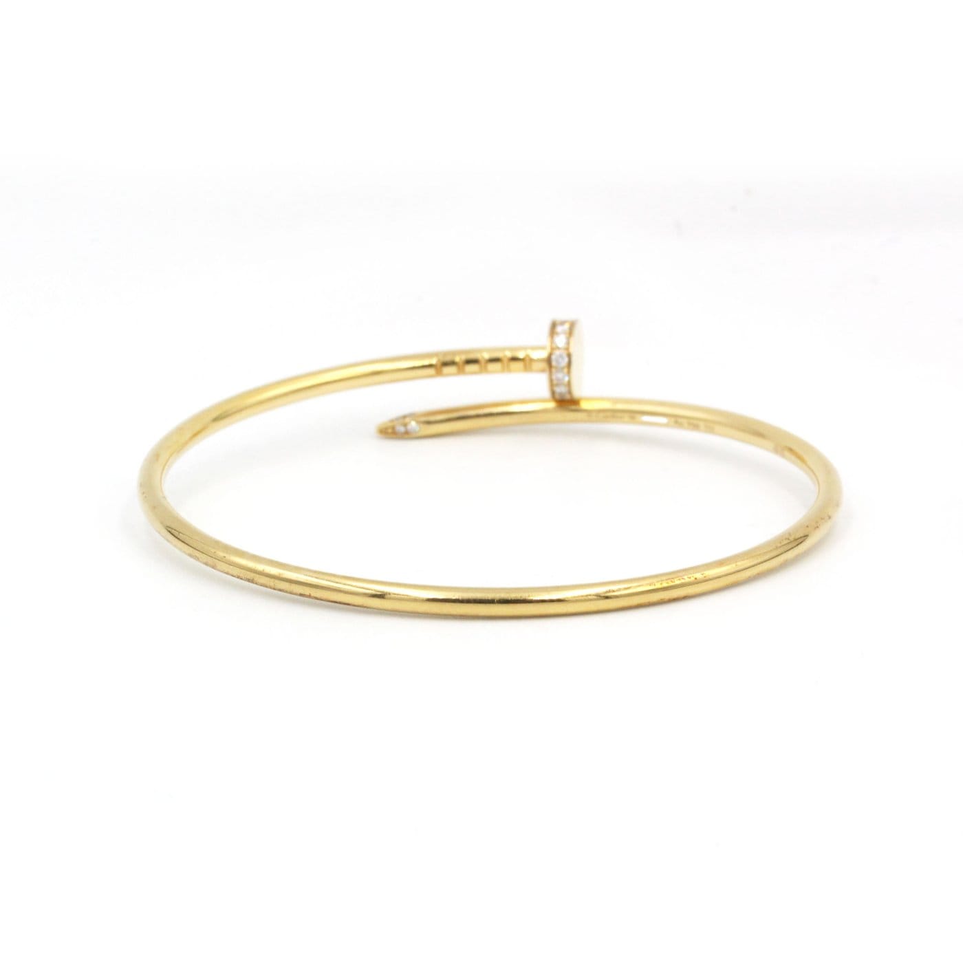 Cartier Juste un Clou Malý Náramek ze Žlutého Zlata s Diamanty