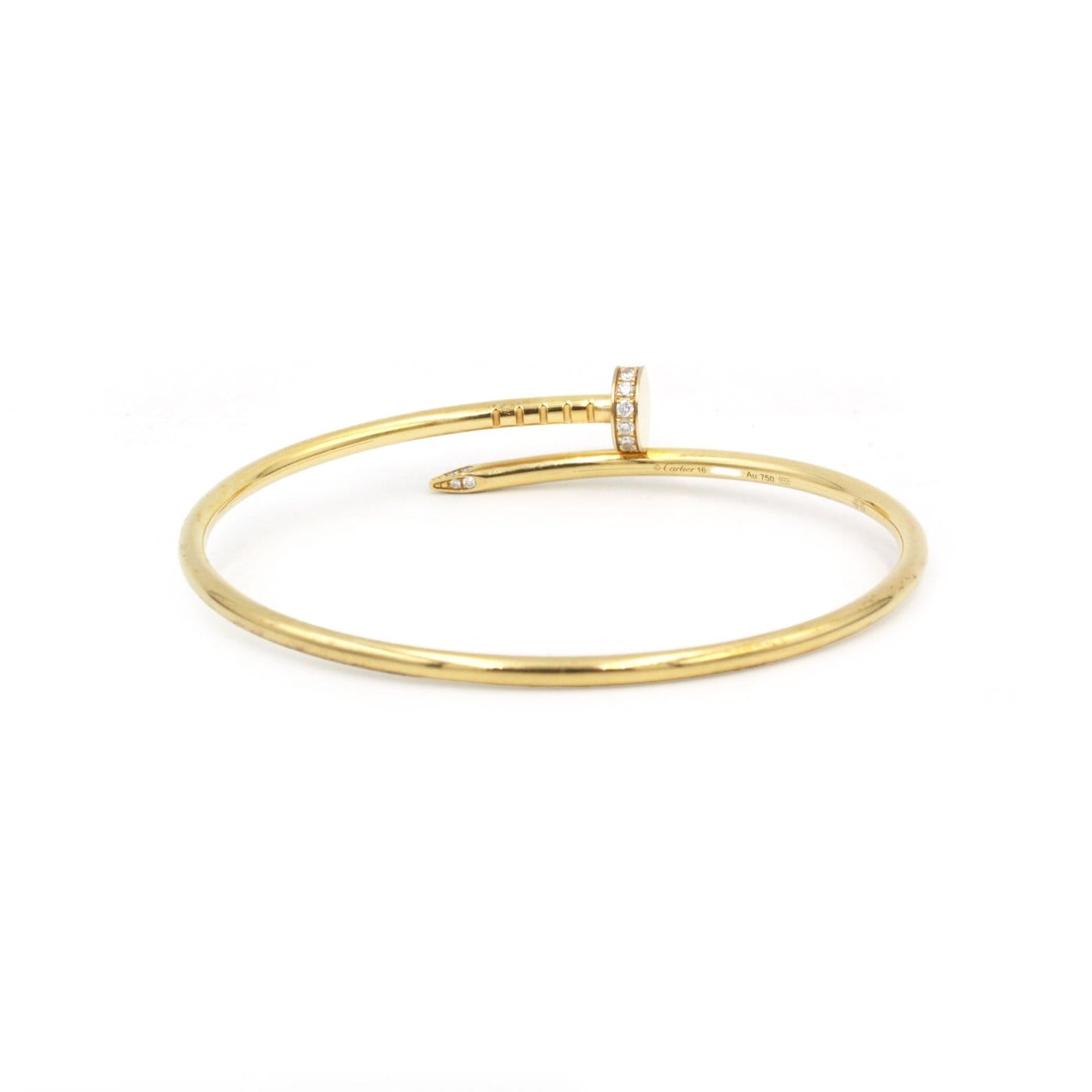 Cartier Juste un Clou Malý Náramek ze Žlutého Zlata s Diamanty