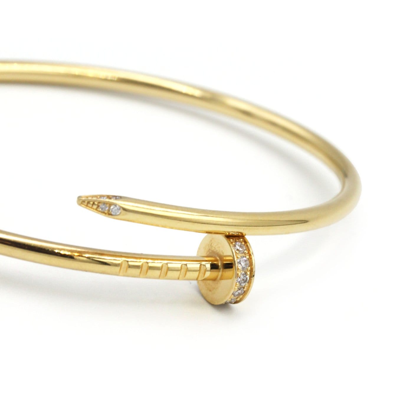 Cartier Juste un Clou Malý Náramek ze Žlutého Zlata s Diamanty