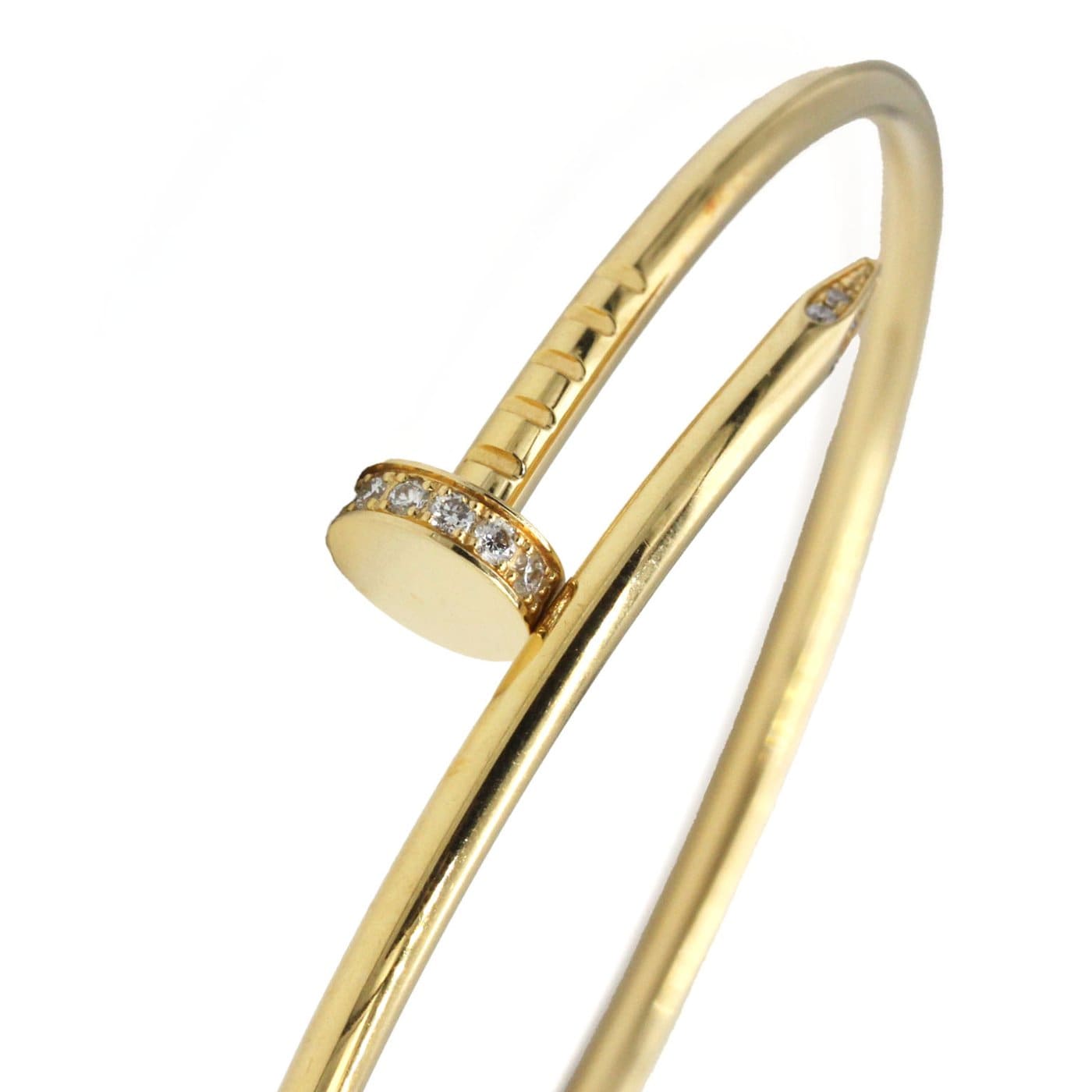 Cartier Juste un Clou Malý Náramek ze Žlutého Zlata s Diamanty
