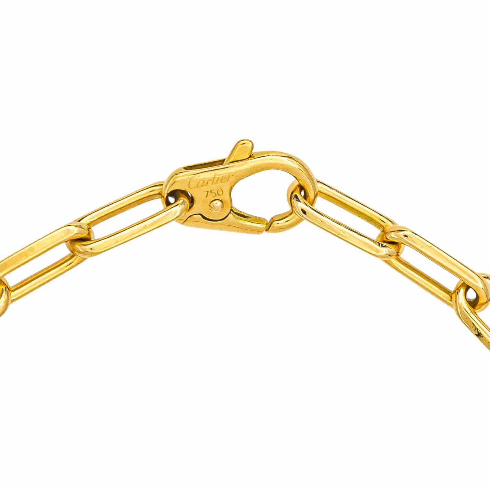 Cartier Santos Náramek Link ze Žlutého Zlata