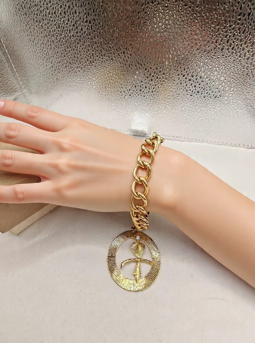 Tiffany & Co. Vintage Náramek ze Žlutého Zlata s Diamanty