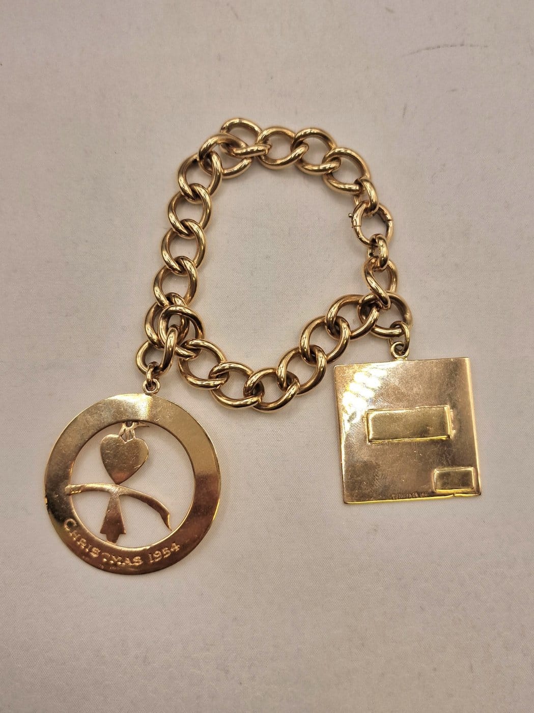 Tiffany & Co. Vintage Náramek ze Žlutého Zlata s Diamanty