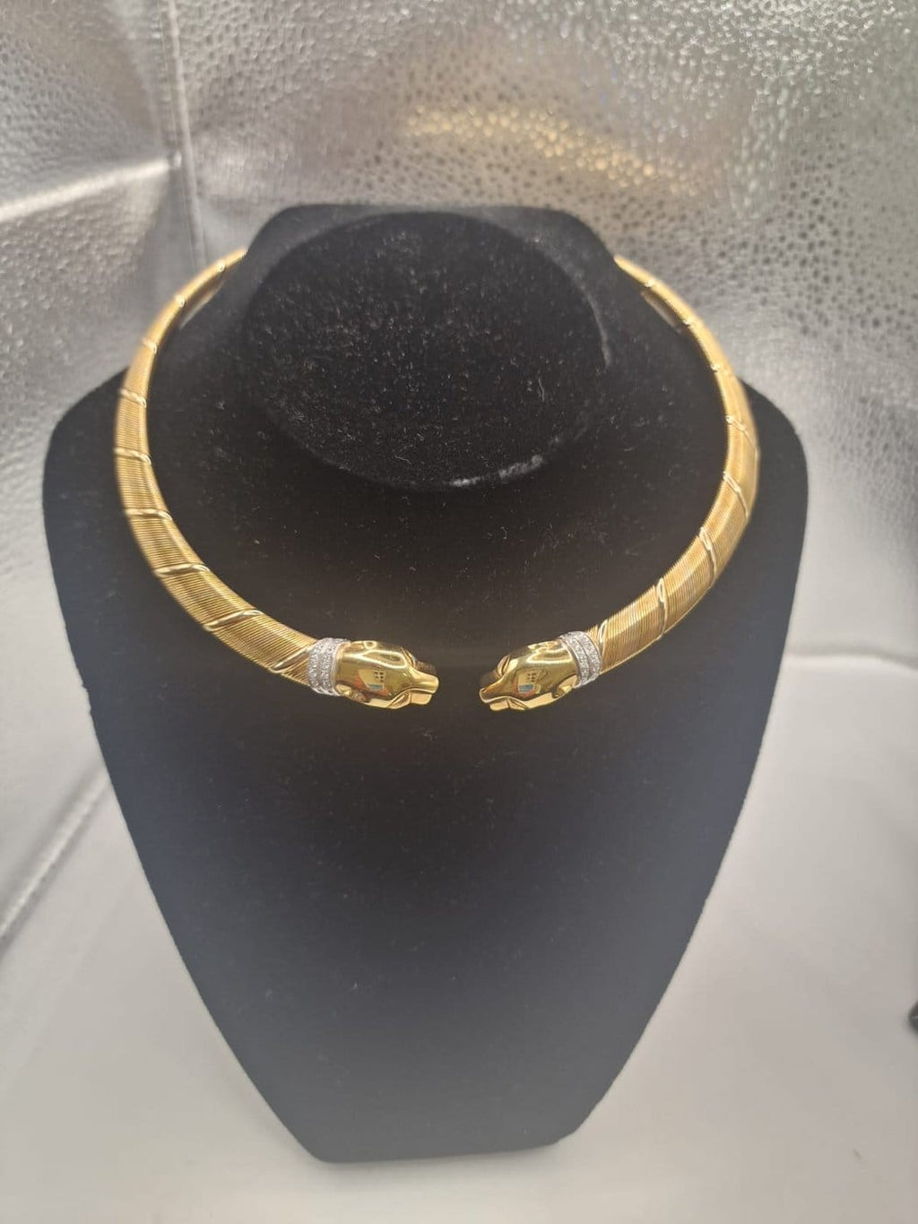 Cartier Double Cougar Náhrdelník ze Žlutého Zlata