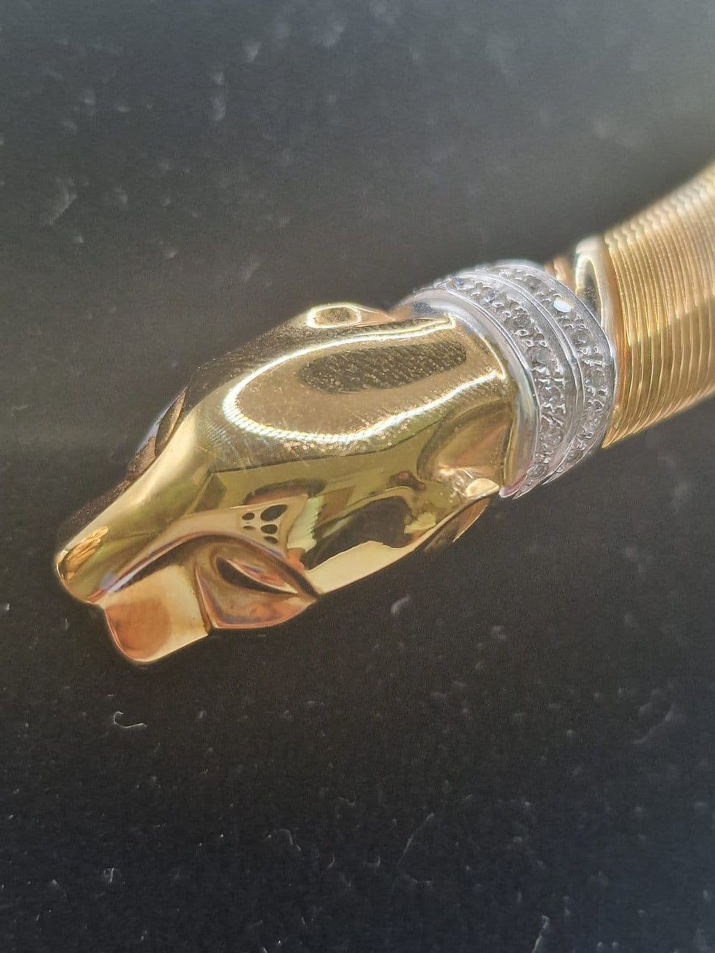 Cartier Double Cougar Náhrdelník ze Žlutého Zlata