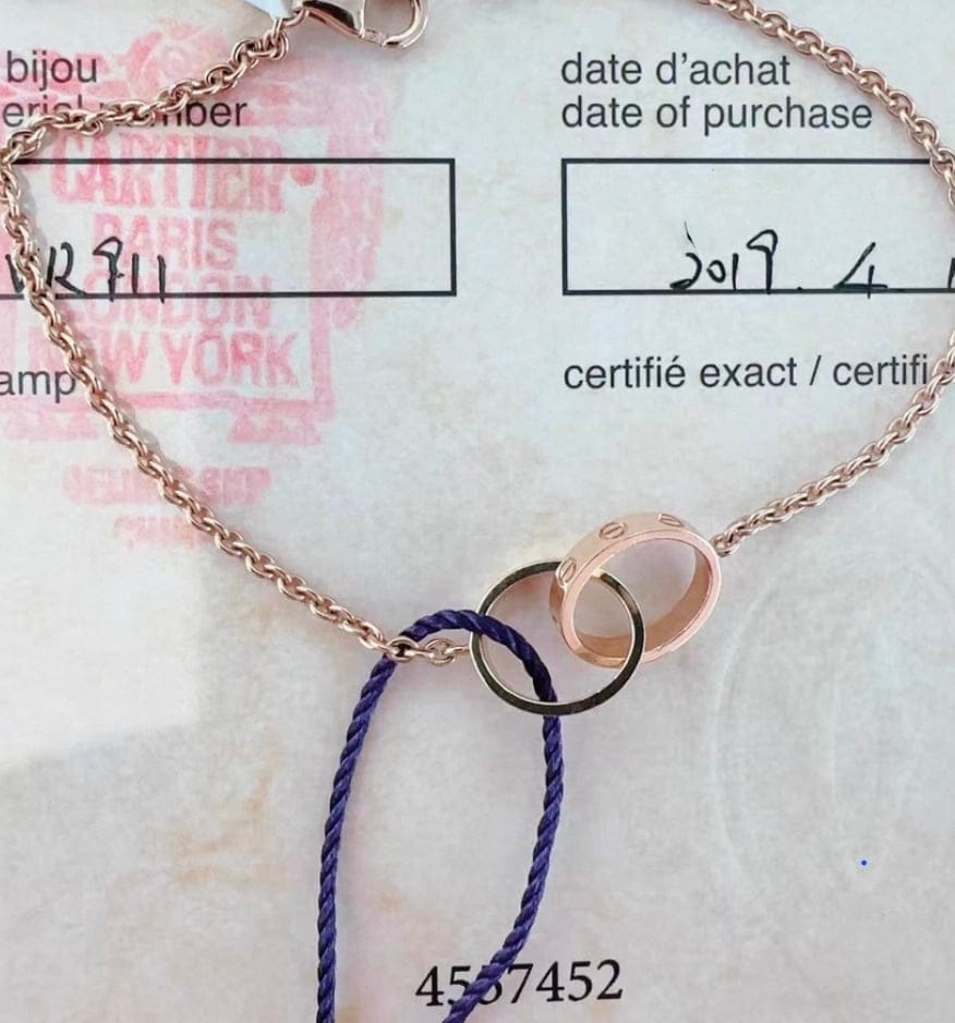 Cartier Love Náramek z Růžového Zlata