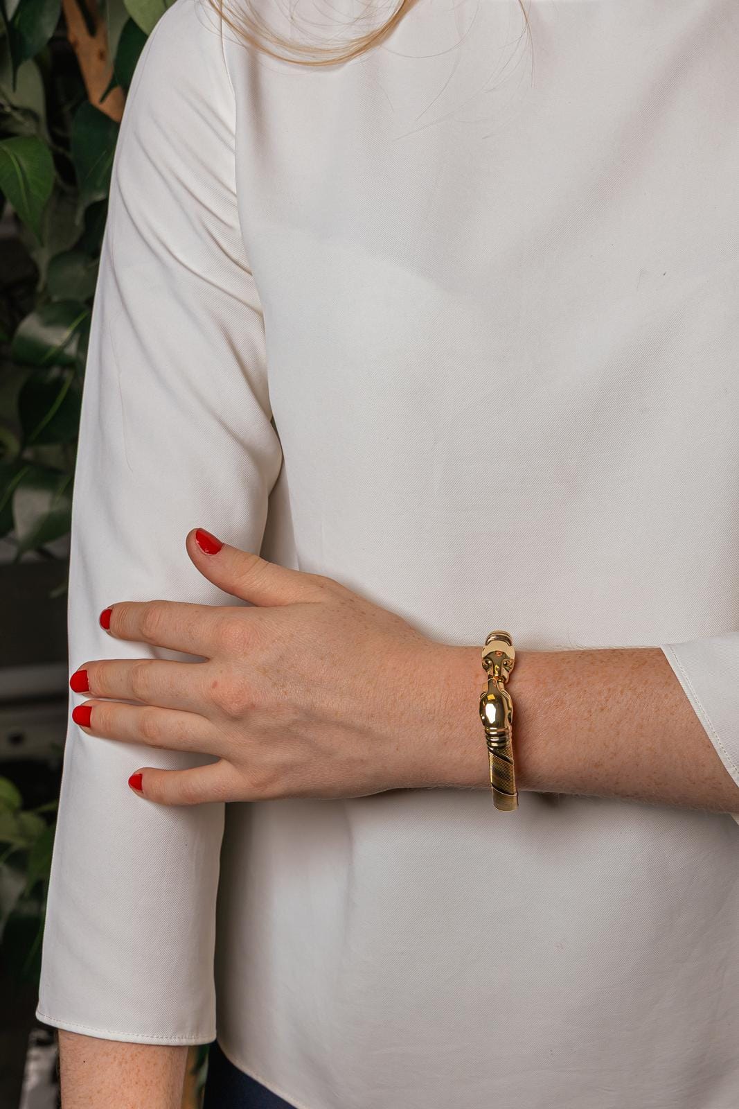 Cartier Double Panthère Náramek ze Tří Druhů Zlata