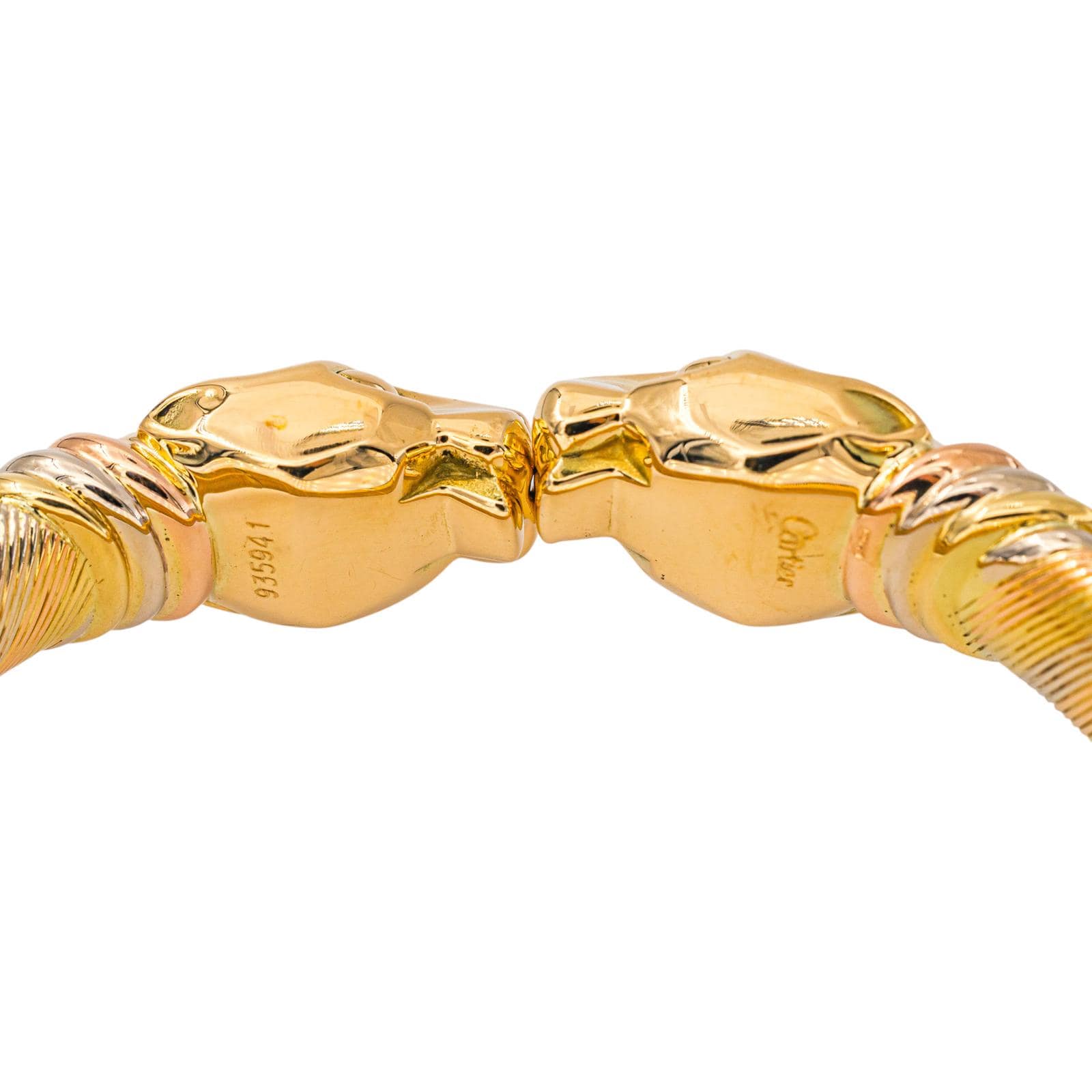 Cartier Double Panthère Náramek ze Tří Druhů Zlata
