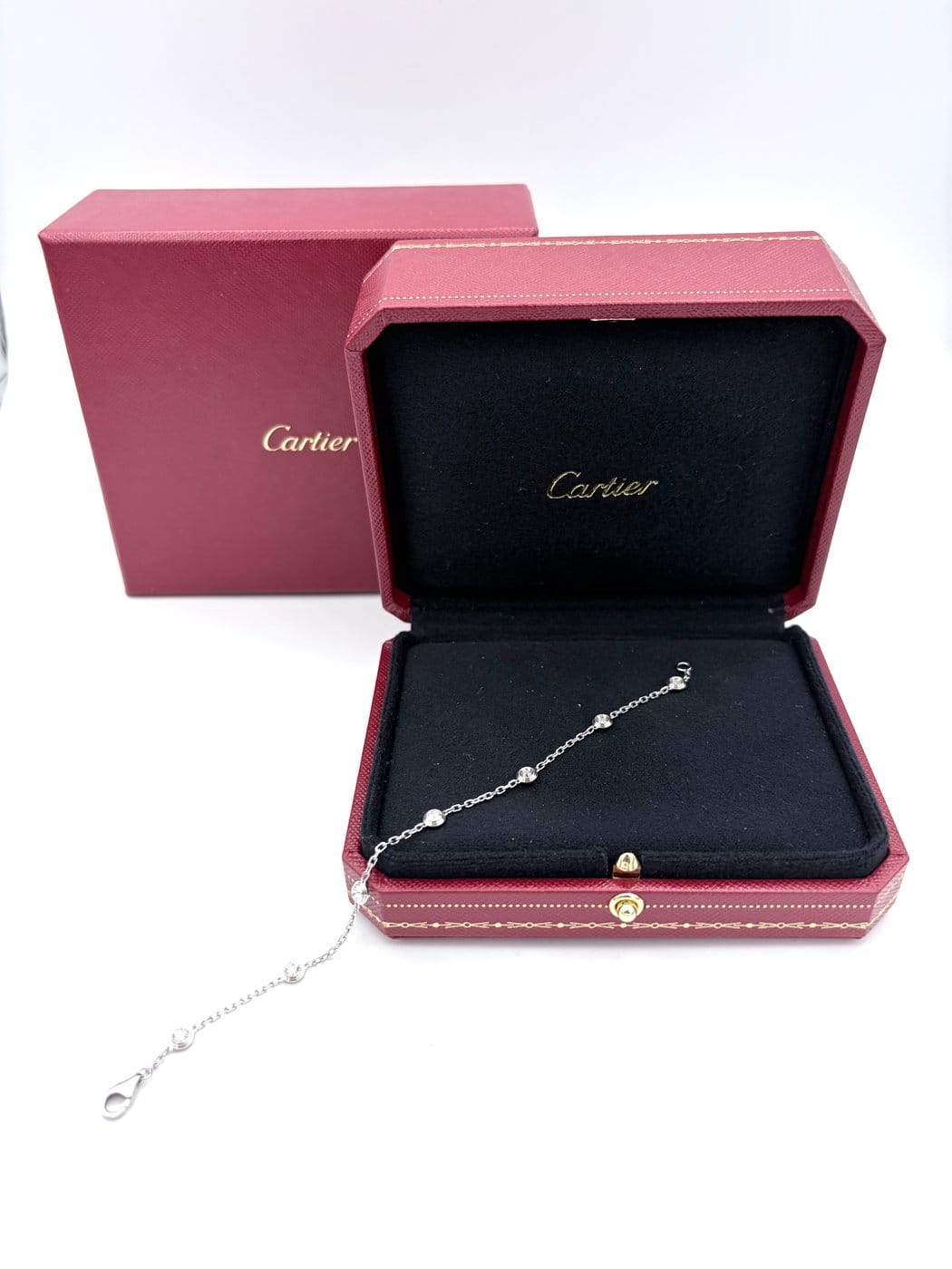 Cartier Light Diamonds Náramek z Bílého Zlata s Diamanty