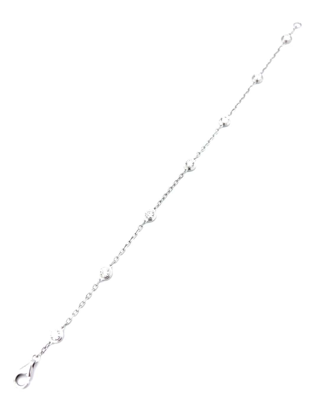Cartier Light Diamonds Náramek z Bílého Zlata s Diamanty