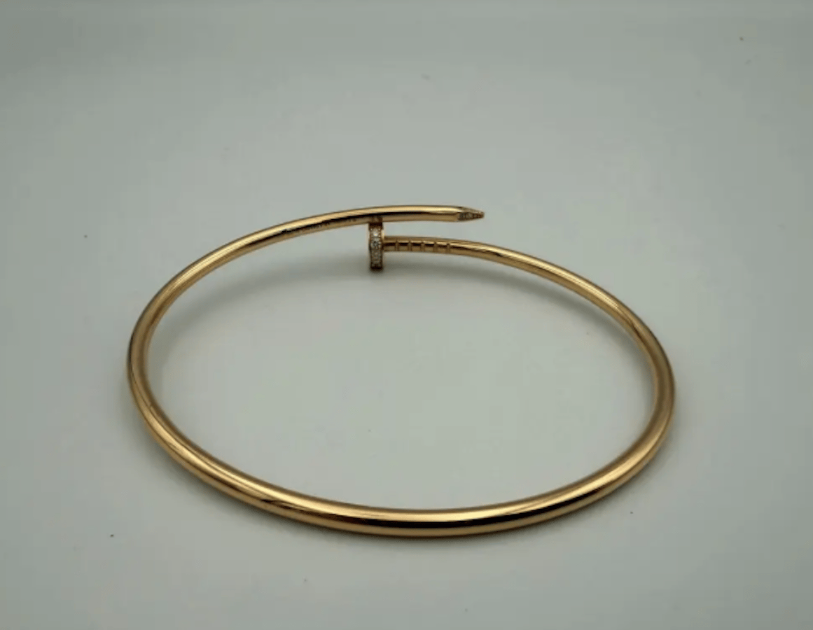 Cartier Juste un Clou PM Náramek z Růžového Zlata s Diamanty