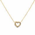 Cartier Náhrdelník Trinity Heart z Trojbarevného Zlata