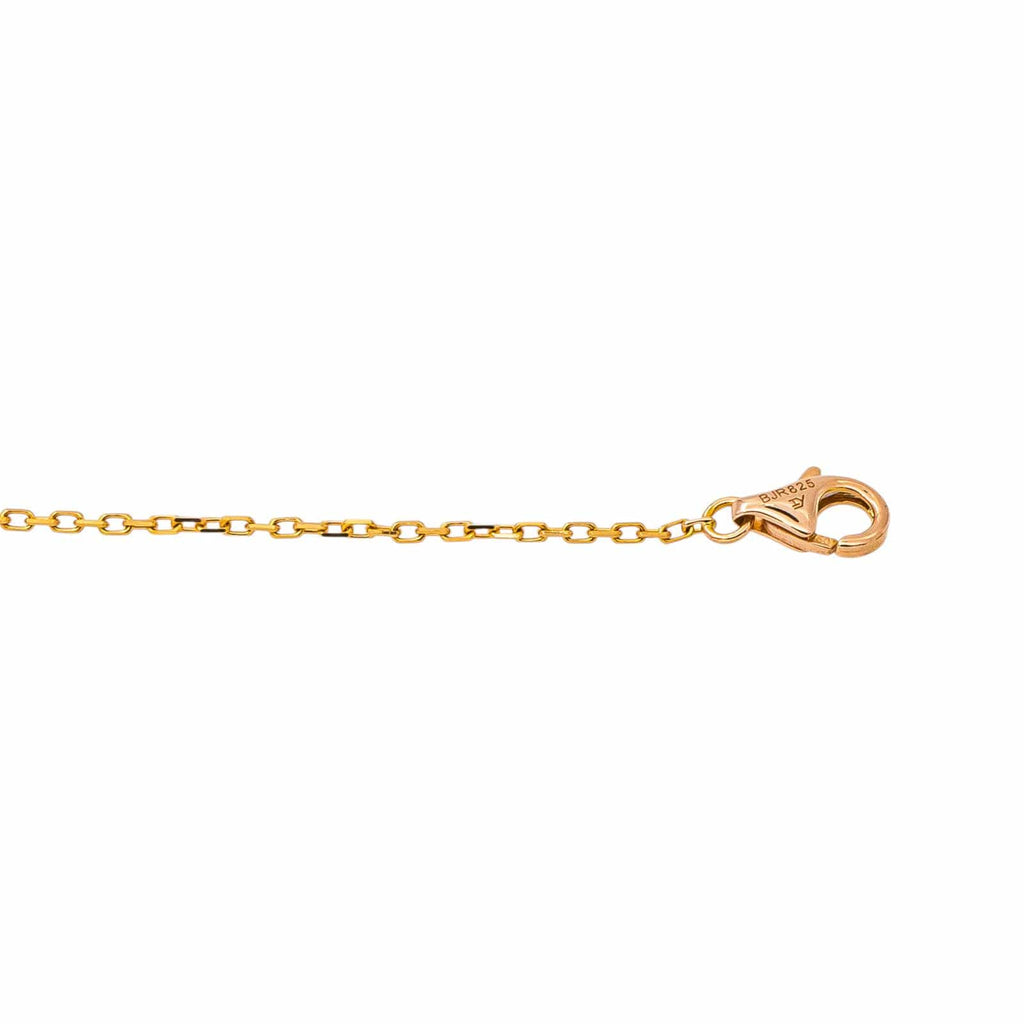 Cartier Náhrdelník Trinity Heart z Trojbarevného Zlata