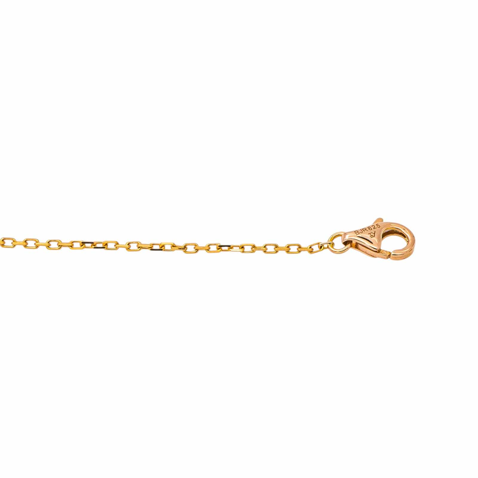 Cartier Náhrdelník Trinity Heart z Trojbarevného Zlata
