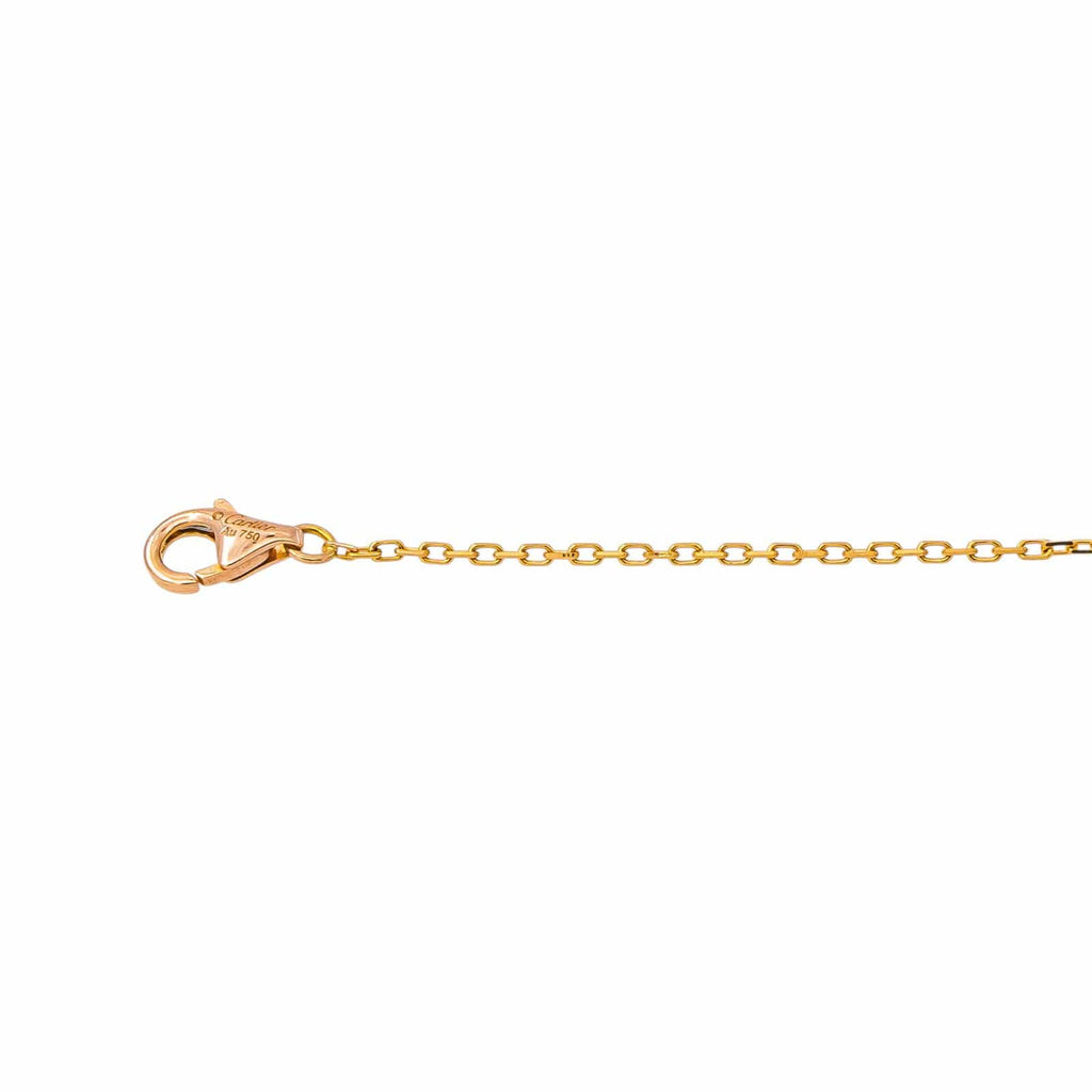 Cartier Náhrdelník Trinity Heart z Trojbarevného Zlata
