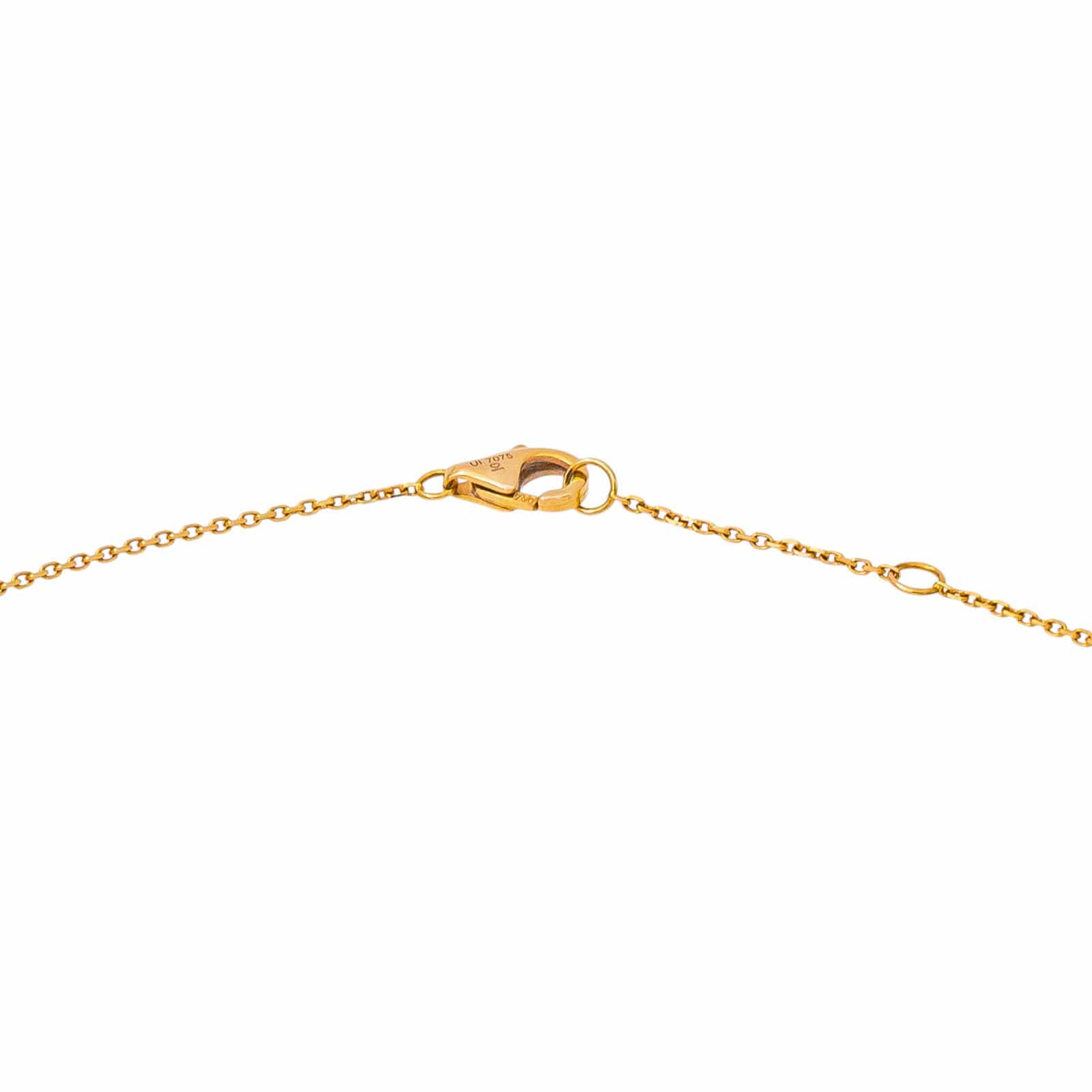 Cartier Trinity Náhrdelník ze Žlutého, Růžového a Bílého Zlata s Růžovým Safírem