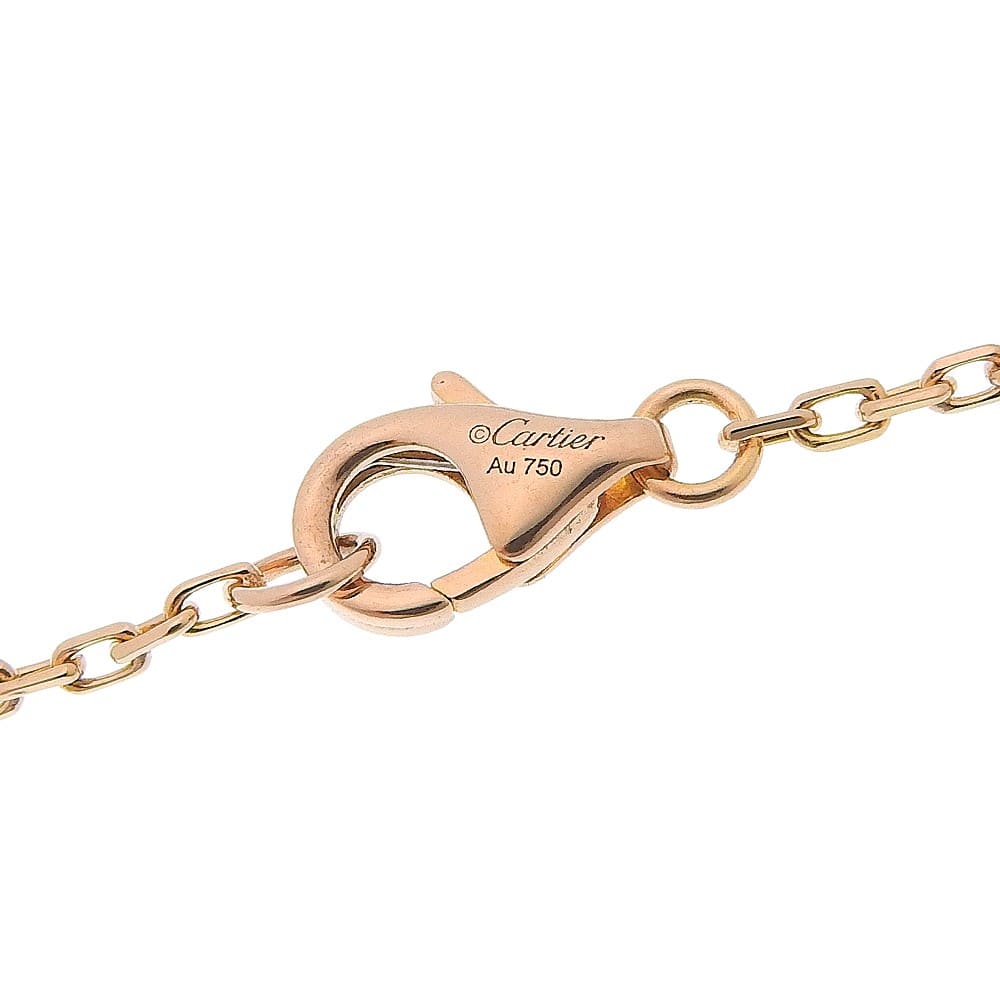 Cartier Love Interlocking Náhrdelník z Růžového Zlata s Diamanty