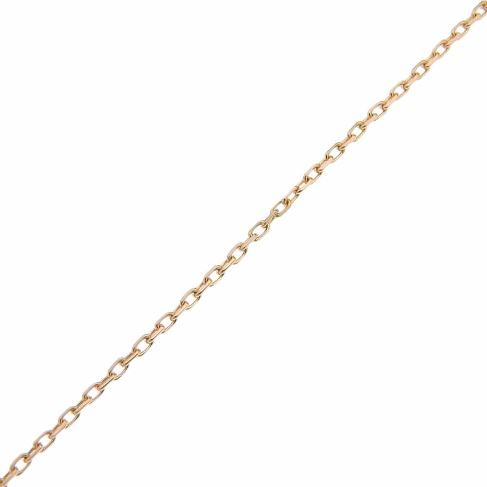 Cartier Love Interlocking Náhrdelník z Růžového Zlata s Diamanty
