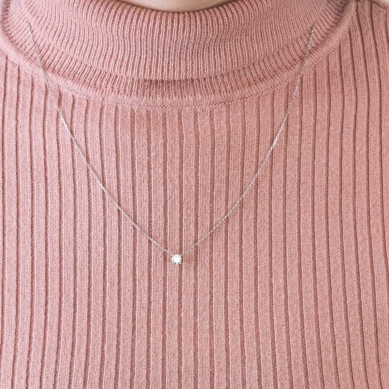 Cartier Náhrdelník z Bílého Zlata s Diamantem